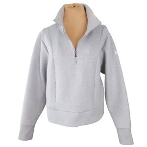 UNRL LuxBreak Gray Quarter Zip Performance Pullover Women's Large